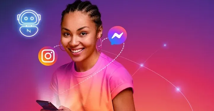 Messenger e DM Instagram - Plataforma Conversacional - Hi Platform